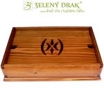 ČAJOVÉ MOŘE DŘEVĚNÉ 30X20X6,5 CM