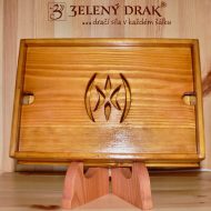 ČAJOVÉ MOŘE DŘEVĚNÉ 30X20X6,5 CM - Obrázek 2