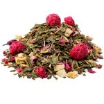 MALINOVÝ CHEESECAKE  •  zelený čaj