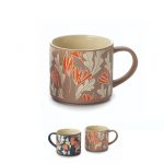 HRNEK BÉŽOVÝ KVĚTINOVÝ MOTIV