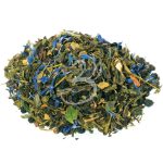 DÍVKA V MODRÉM • zelený sypaný čaj